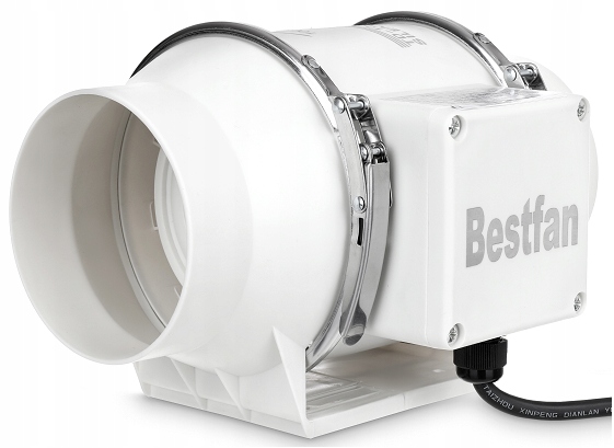 

Wentylator kanałowy Bestfan 125 mm 310m3/h cichy