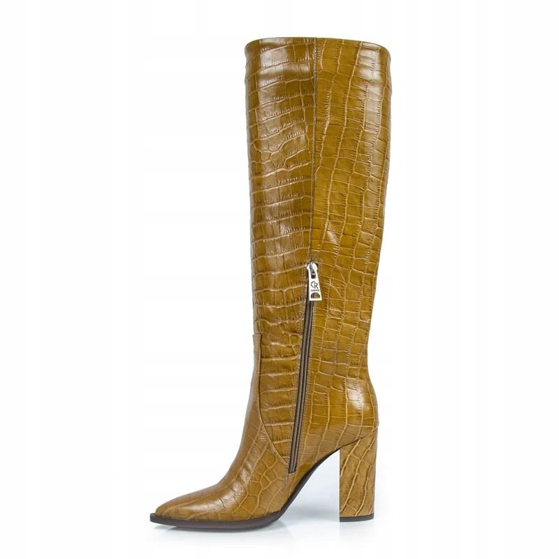 CARINII B5967 KOZAK KLASYCZNE SKÓRA LICO BEŻOWE 39 Stan opakowania oryginalne