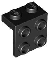 

Lego Płytka łamana 1x2 2x2 Czarny 44728 New 2SZT