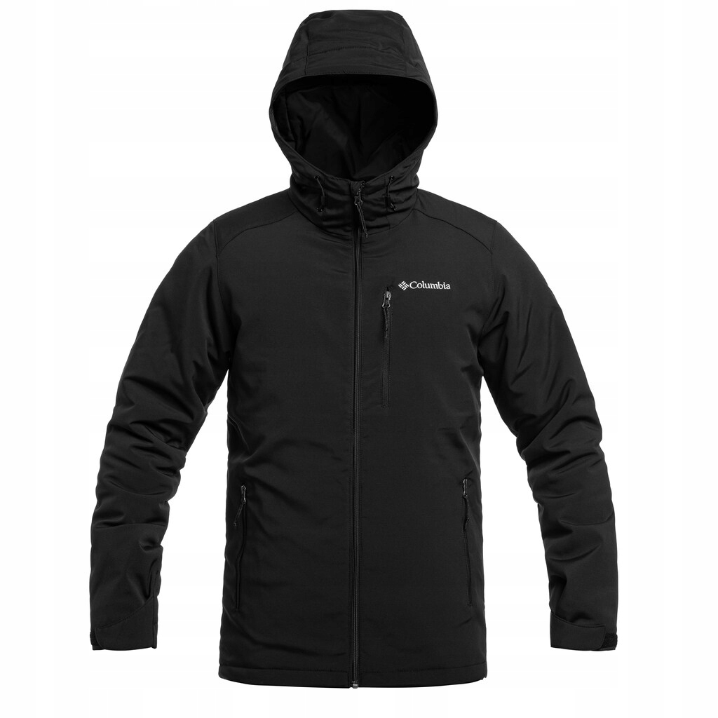 Trekingová bunda s kapucí Columbia Gate Racer II Softshell černá XXL