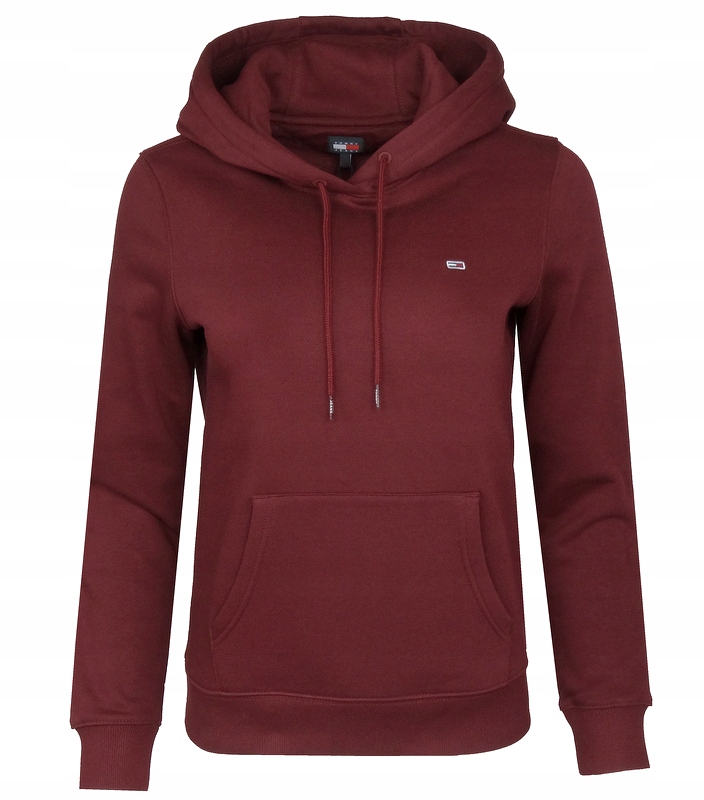 Tommy Jeans mikina, bordó, Xs
