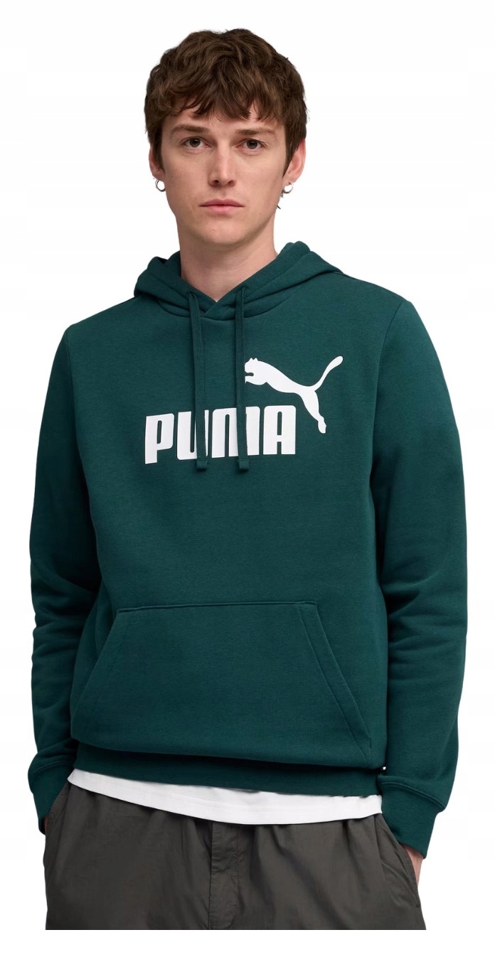 Mikina Puma Ess NO.1 Logo Hoodie Fl zelená 682571 75 vel. S