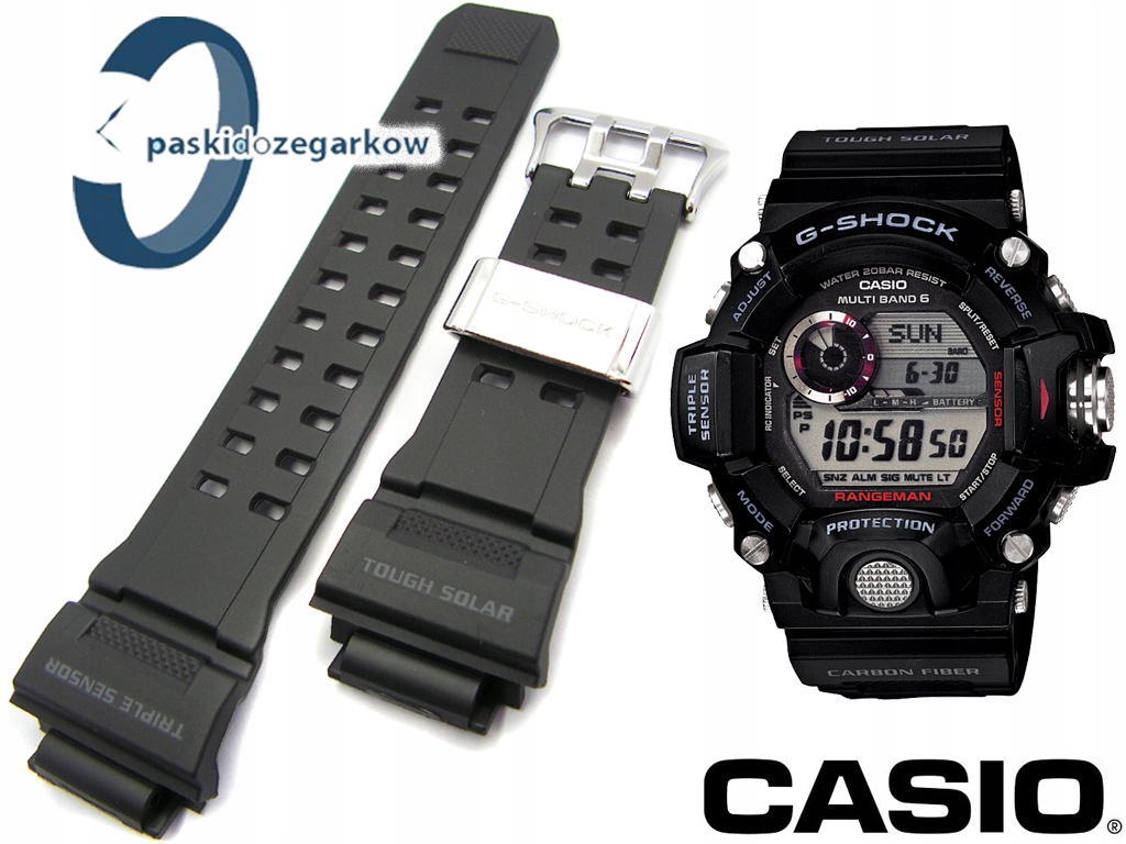 Pásek Casio G-Shock Rangeman GW-9400 GW-9400-1 černý originální