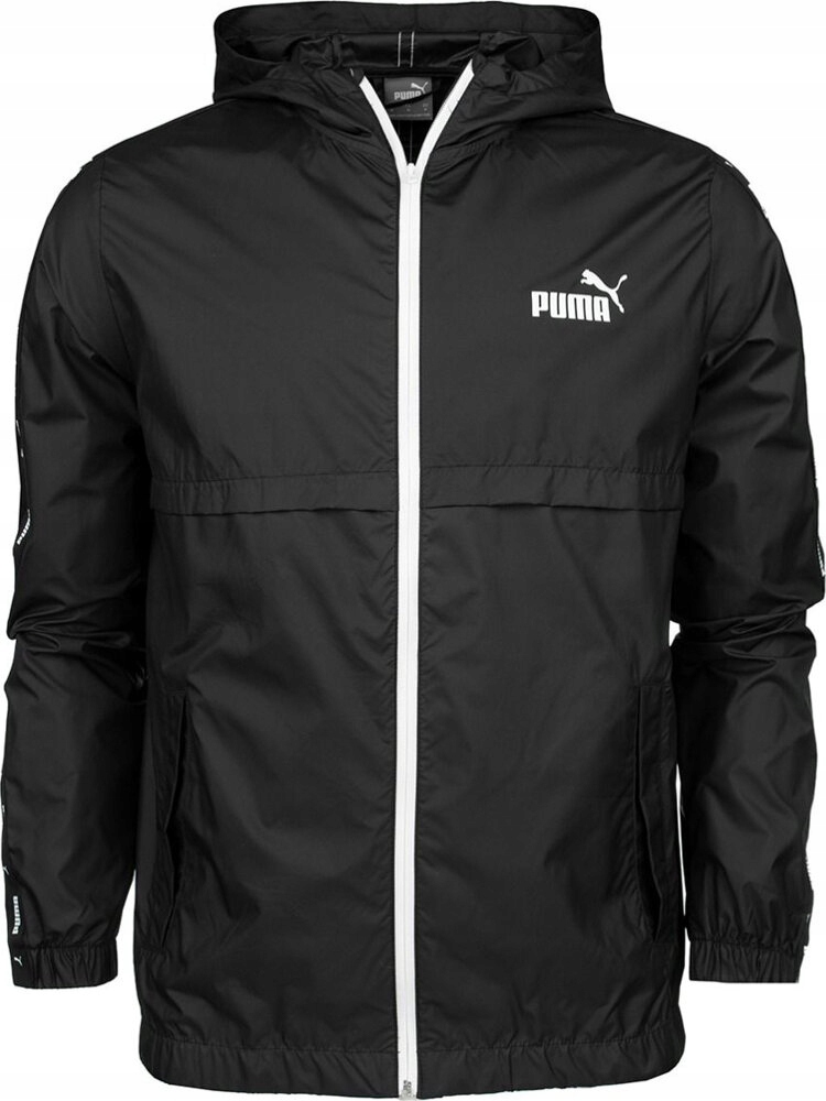Pánská Bunda Puma Ess+tape Windbreaker Černá, velikost XL