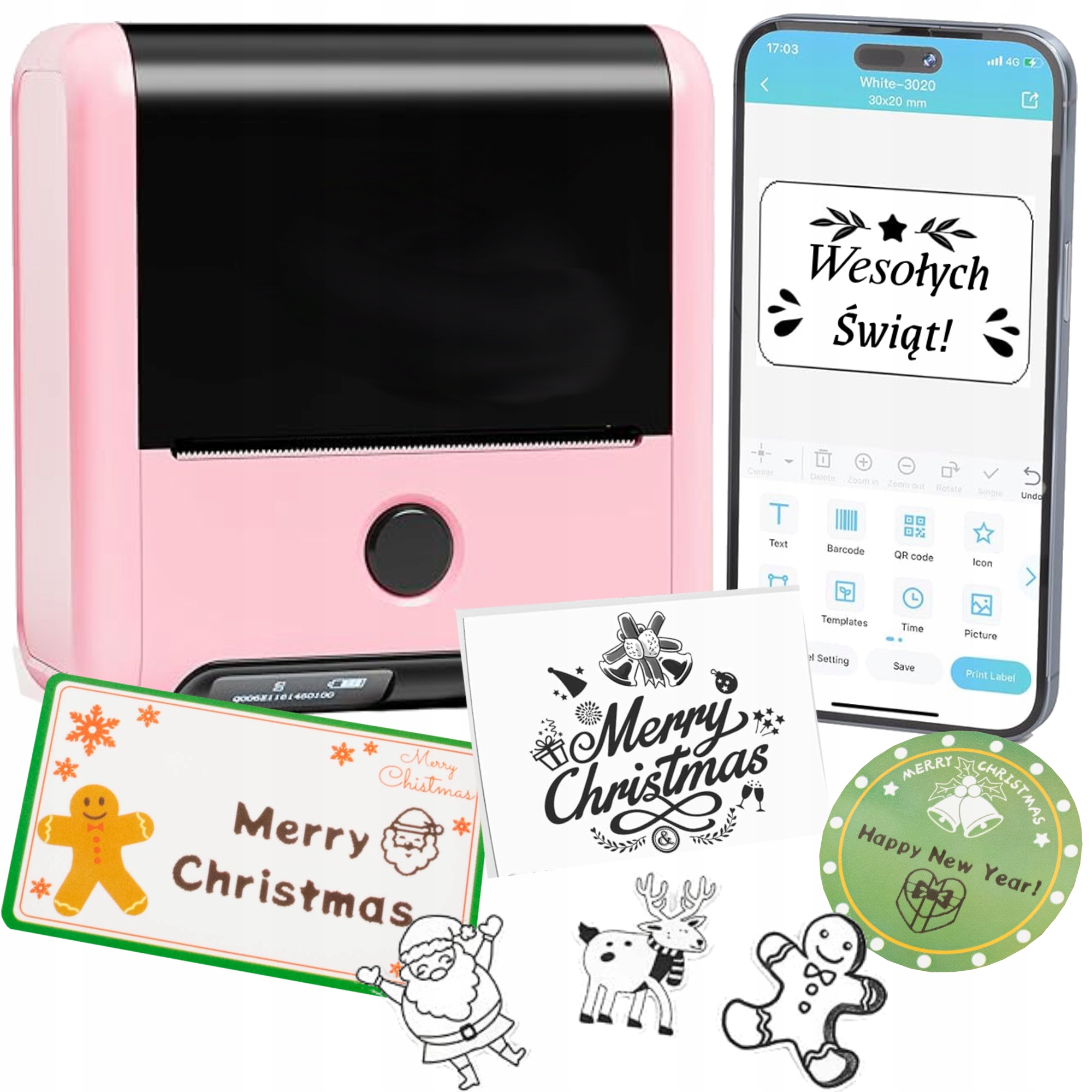 Phomemo M200 tiskárna samolepících termálních štítků s Bluetooth