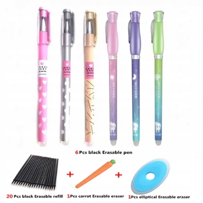 DŁUGOPISY ZMAZYWALNE DUŻY ZESTAW HIT 24 H PL