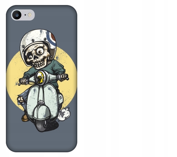 

Etui pokrowiec iPhone 7 Szkielet na skuterze