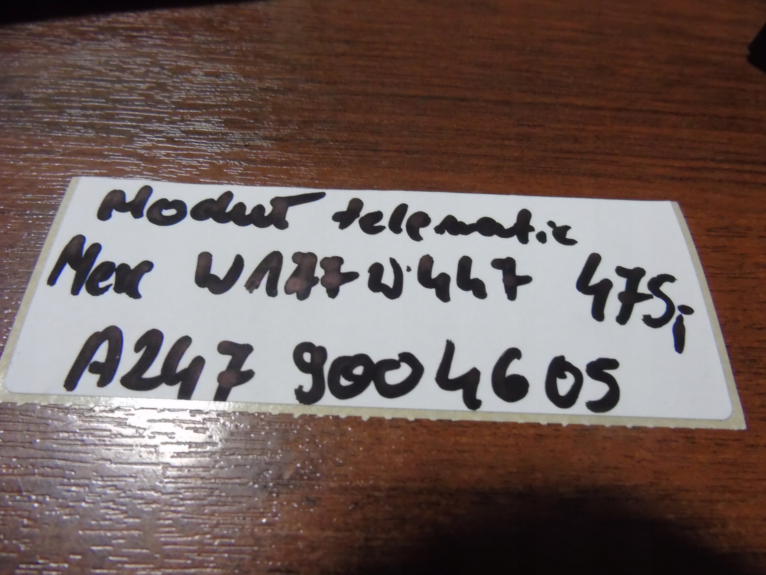modulo Centralina TELEMATIC MERCEDES W177 W447 1 9