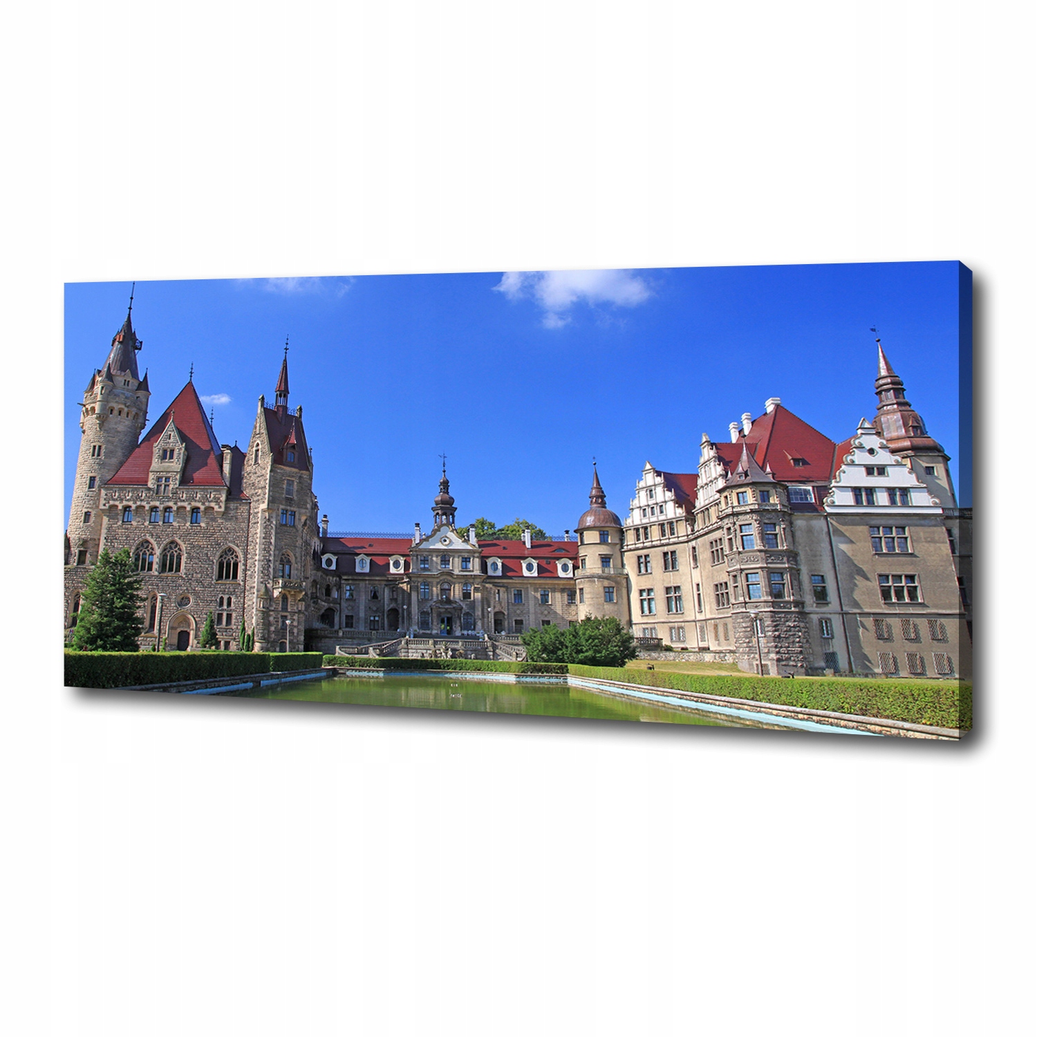 

Foto obraz na płótnie Zamek Moszna Polska 125x50cm