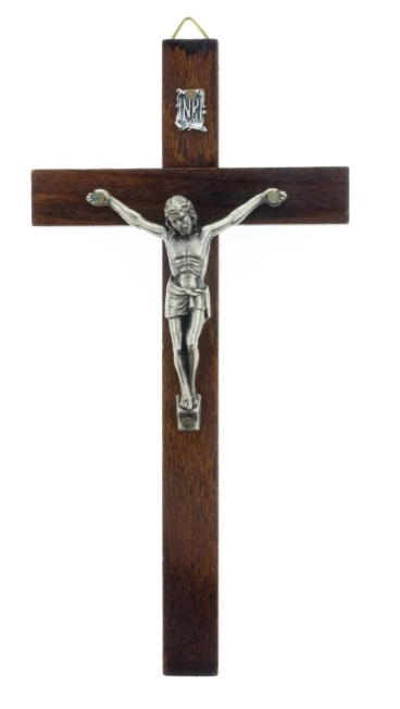 

Krzyż Drewniany Tradycyjny ciemny gładki wys.16cm