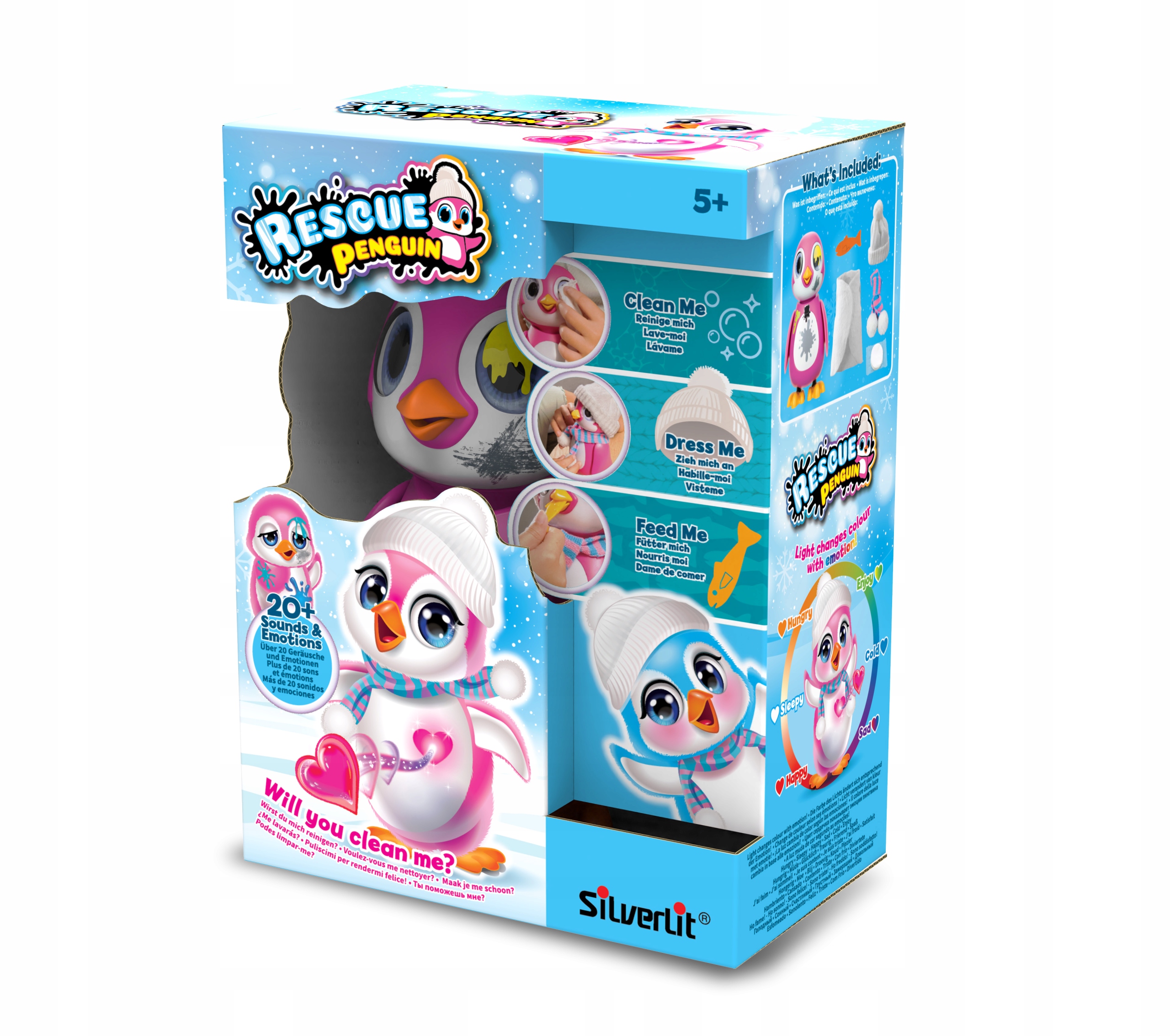 PINGWIN RÓŻOWY Materiał plastik