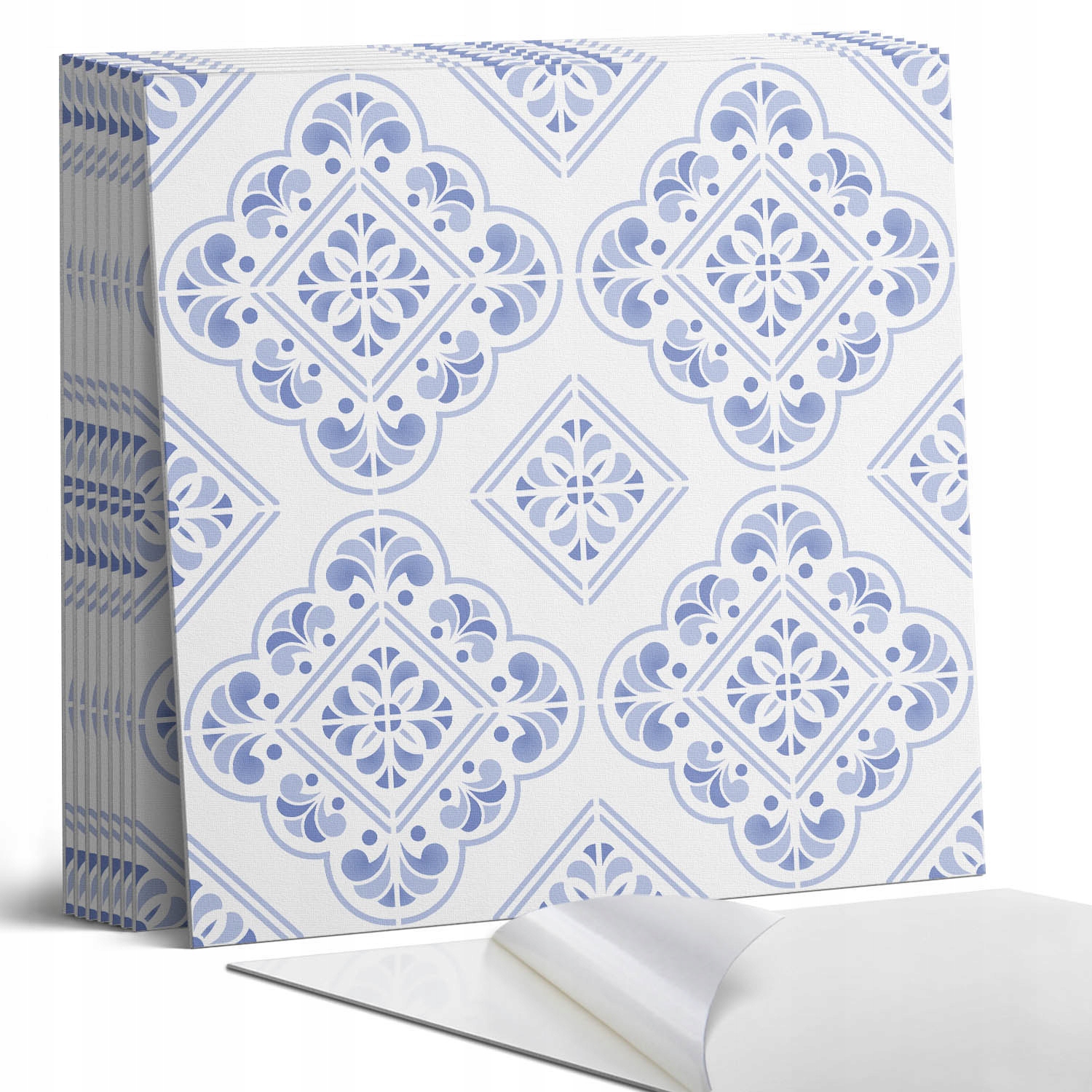 Sada samolepících Pvc dlaždic Stylový dekorativní motiv 9 x 30 x 30 cm
