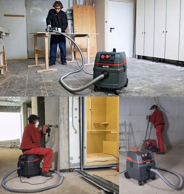 STARMIX Odkurzacz przemysłowy 1650 TOP ISC Compact Seria 1650 Top ISC