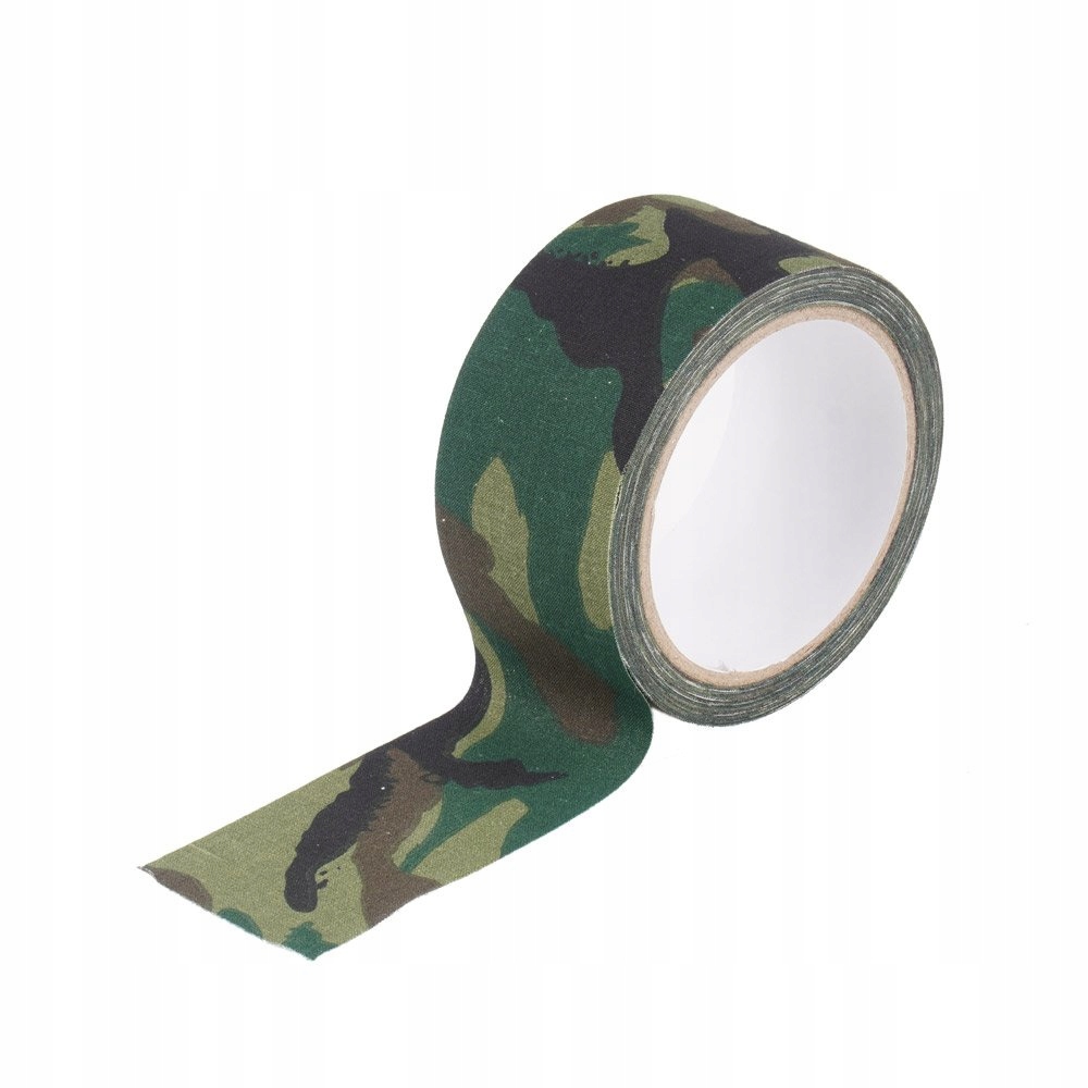 Mil-Tec Taśma Maskująca z Tkaniny Cloth Camo Tape Woodland