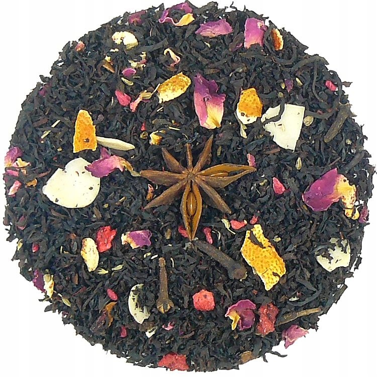 Levně Čaj Černý Yunnan Vánoční Štědrý večer Anýz skořice Růže 1kg