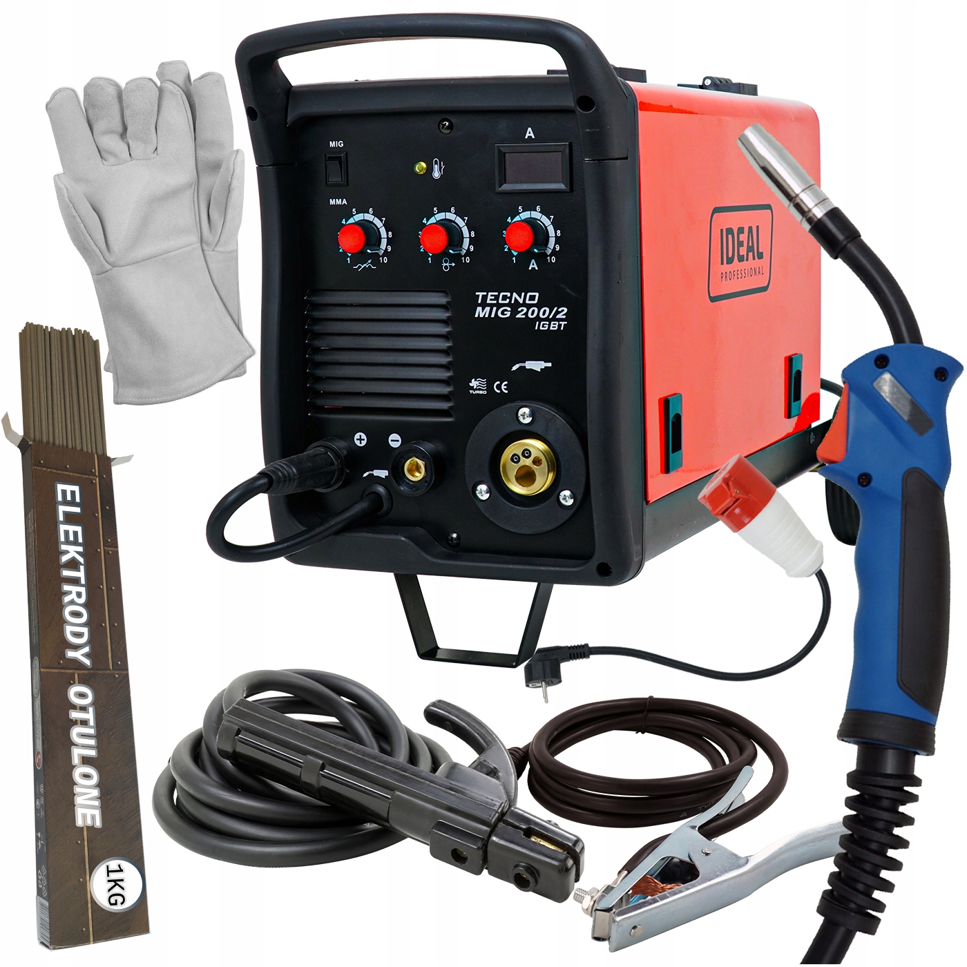 Spawarka MIG/MAG 230V/400V IDEAL TECNOMIG 200/2