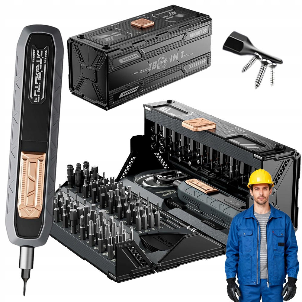 Elektrický Šroubovák, Sada 160 Bitů Usb Pro Přesné Opravy Zařízení