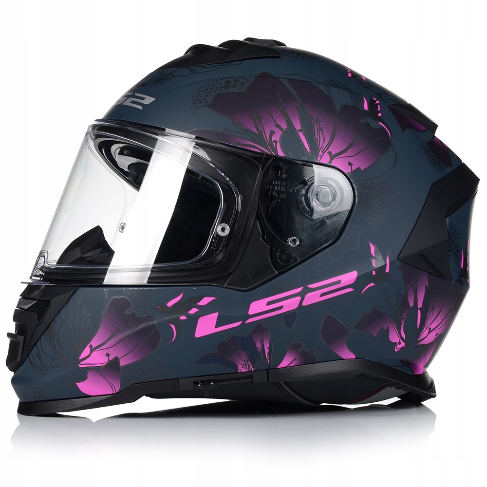 KASK MOTOCYKLOWY LS2 FF800 STORM II BURST DAMSKI RÓŻOWY + PINLOCK + BLENDA Stan opakowania oryginalne