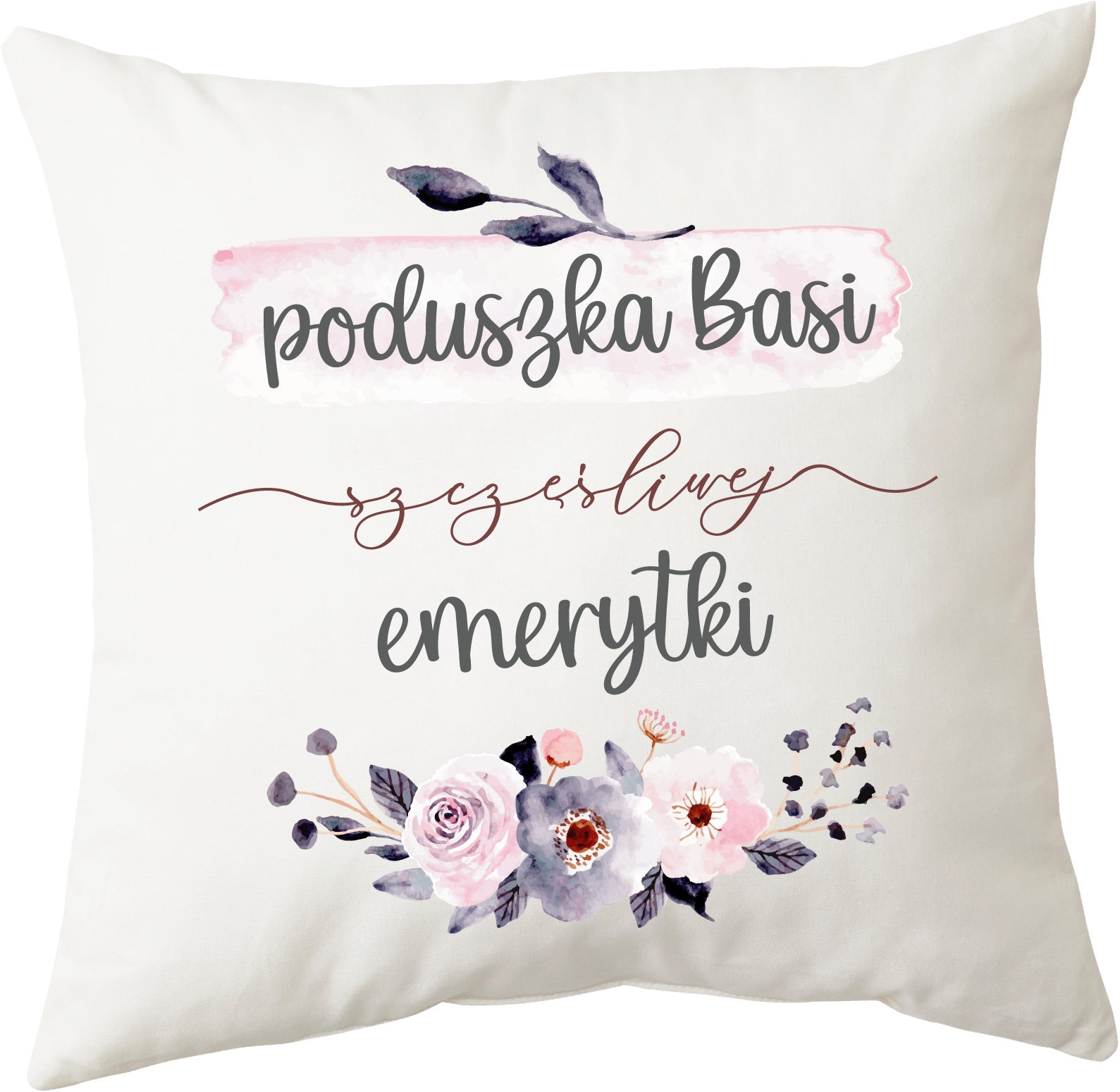 Poduszka + kubek EMERYTKI EMERYTKA PRZEJŚCIE NA EMERYTURĘ szczęśliwa + IMIĘ EAN (GTIN) 4983891275794