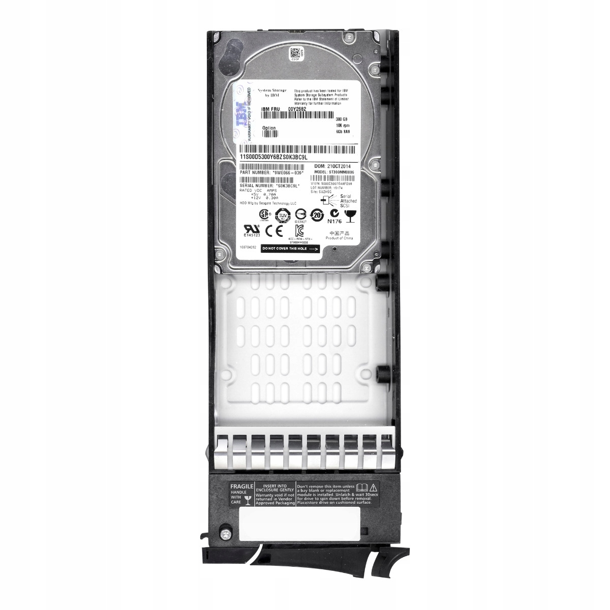 Ibm 00Y2682 300GB 10K 64MB SAS-2 2.5'' ST300MM0006