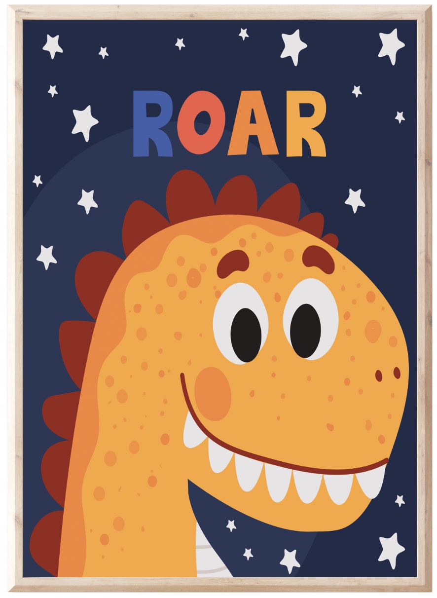 

Plakat Dziecięcy Dinozaury wiele wzorów 30x40
