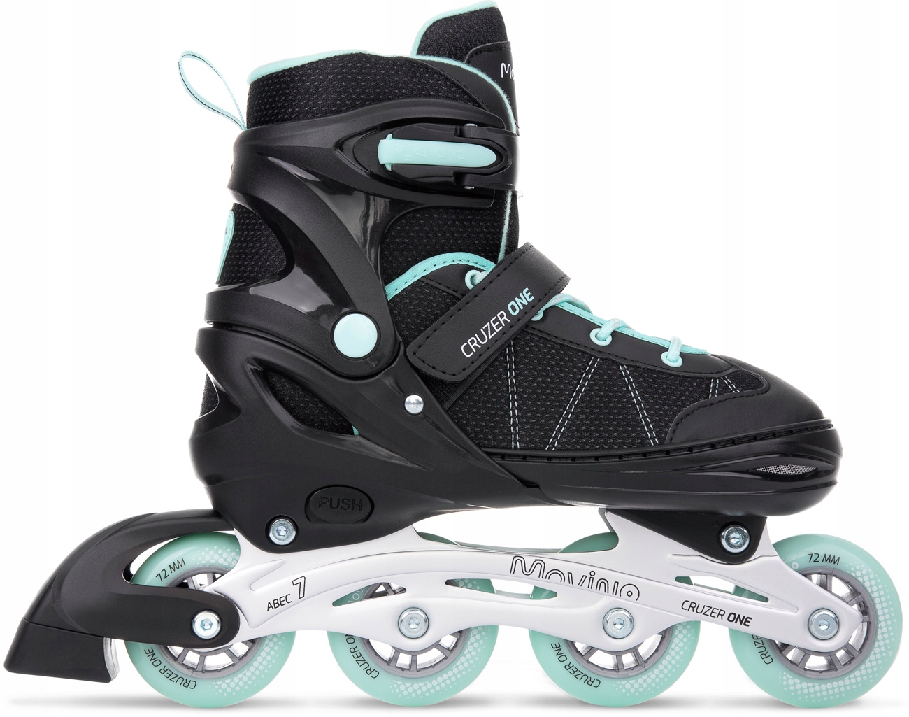 Rolki dla Dzieci regulowane Dziecięce kauczukowe ABEC-7 Stabilne r. 34-37