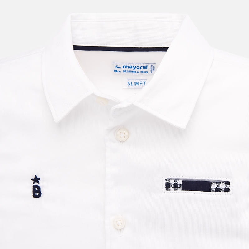 Koszula chłopięca MAYORAL 1157 biała - 92 Rozmiar (new) 92 (87 - 92 cm)