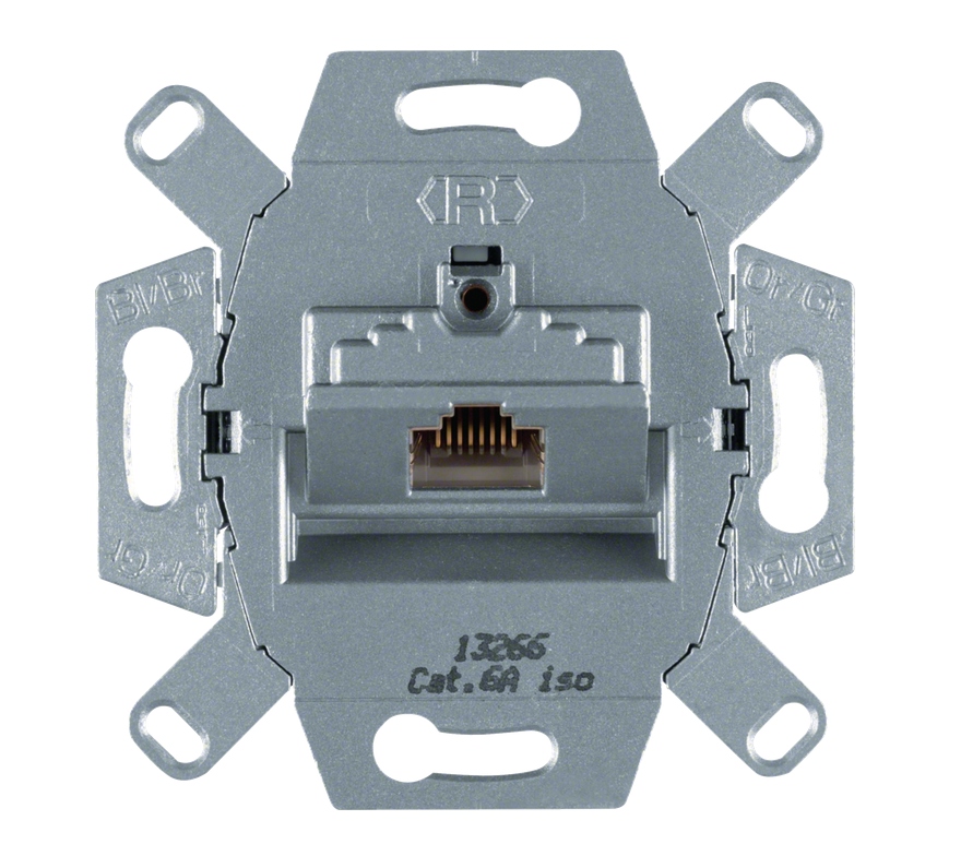Berker Mechanizm gniazda komputerowego ekranowane pojedyńcze kat 6a 500 MHz