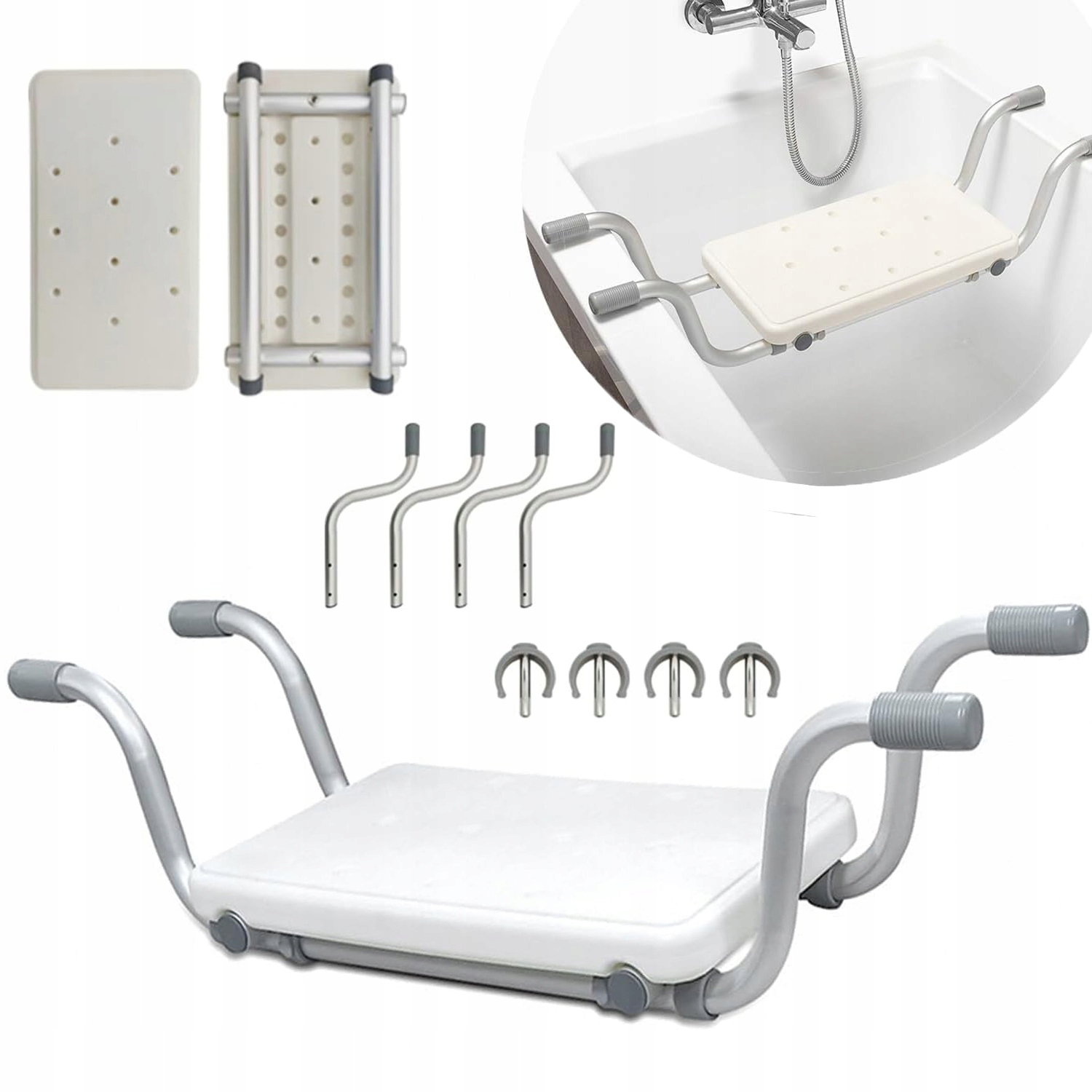 J620. Krzesło kąpielowe ławeczka do wanny pomoc dla seniora