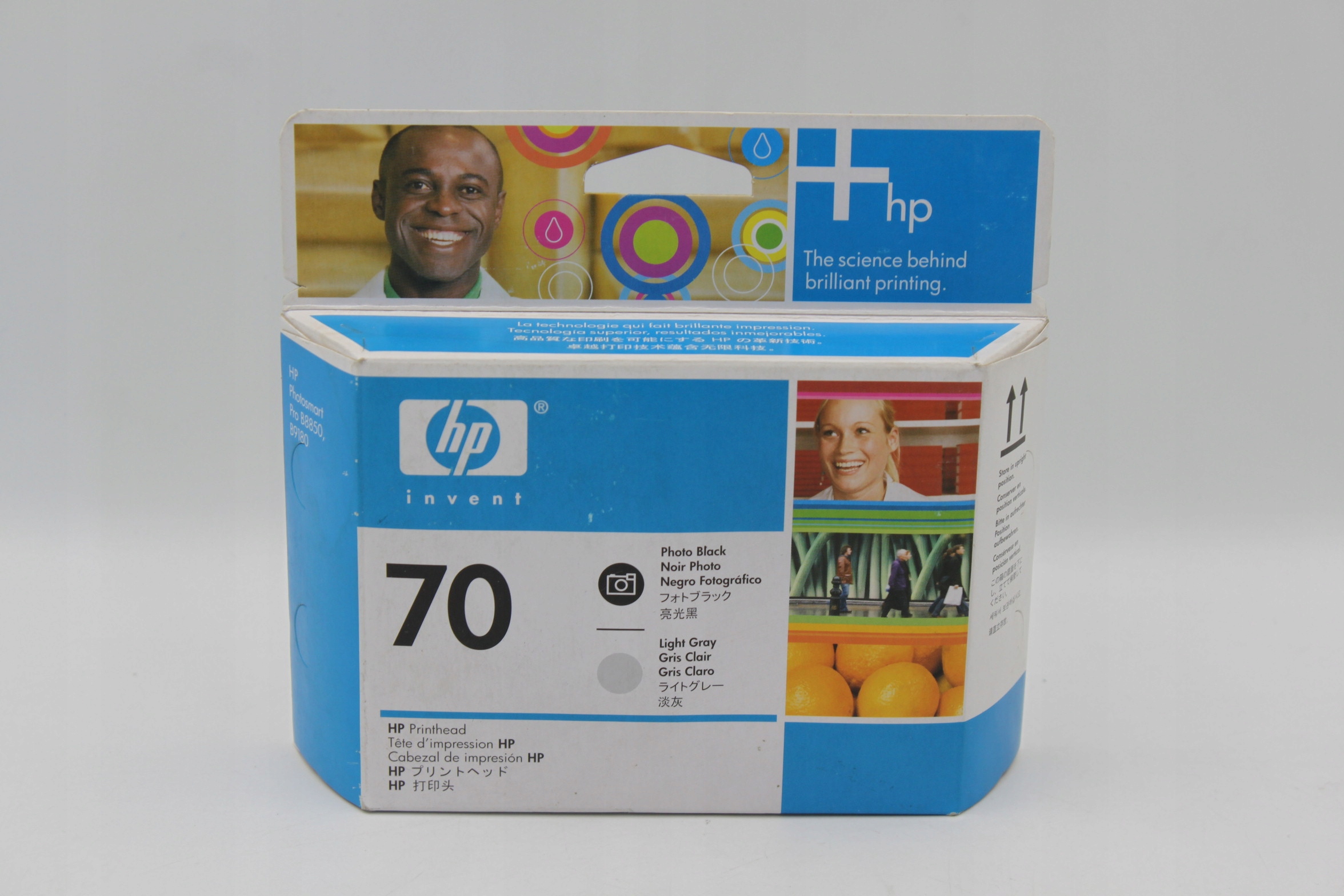 Hp 70 C9407A hlava foto čierna, light grey originál 09