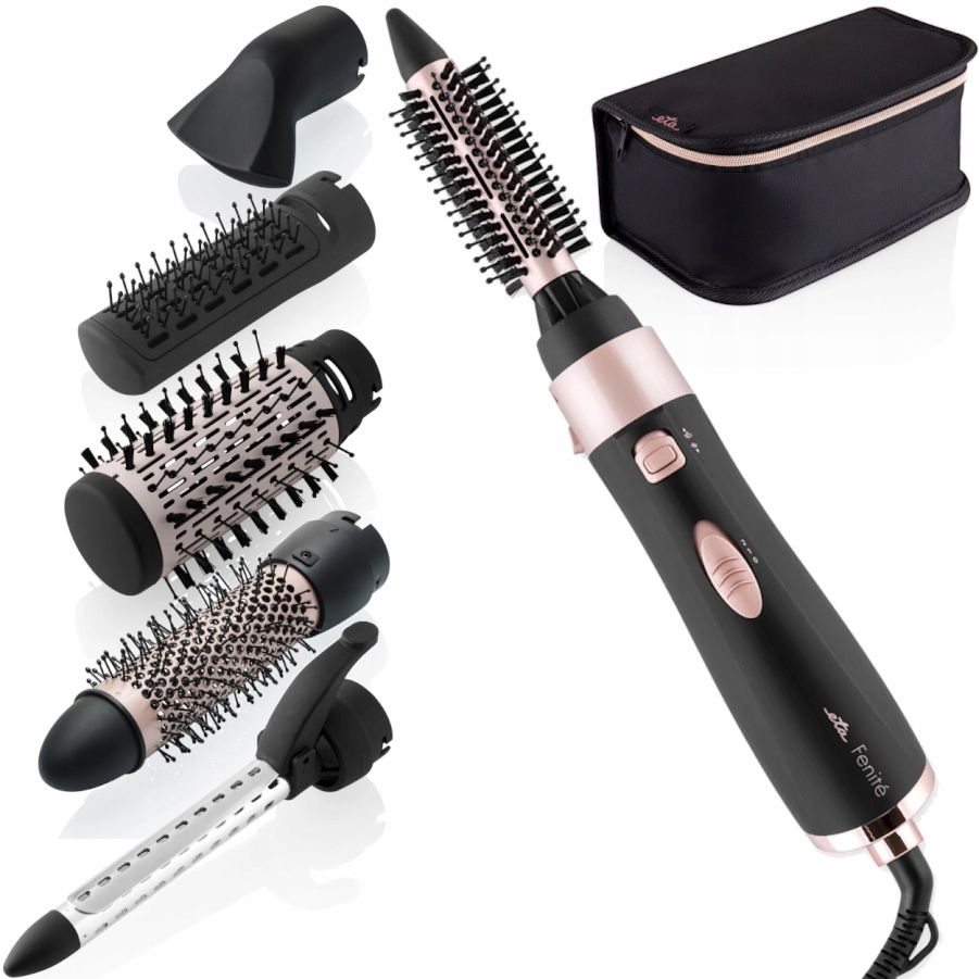 Lokówko suszarka Eta Fenite 6 1000W Chłodny nadmuch Jonizacja 6 nasadek