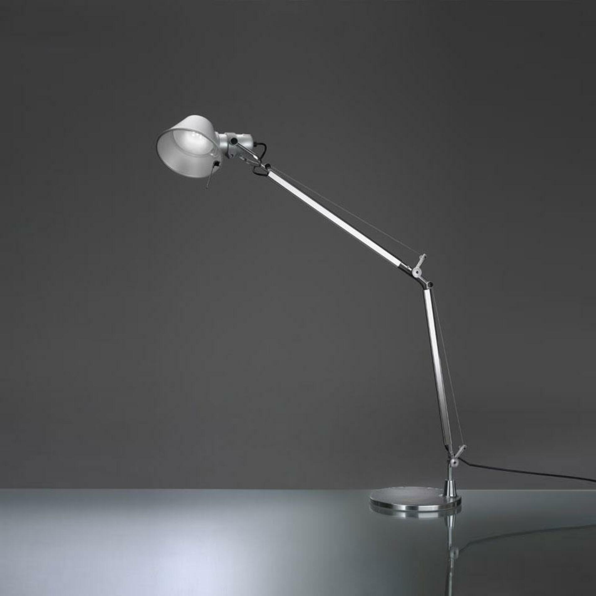 Artemide Tolomeo stolná Led lampa s detektorom pohybu alu, bez podstavca