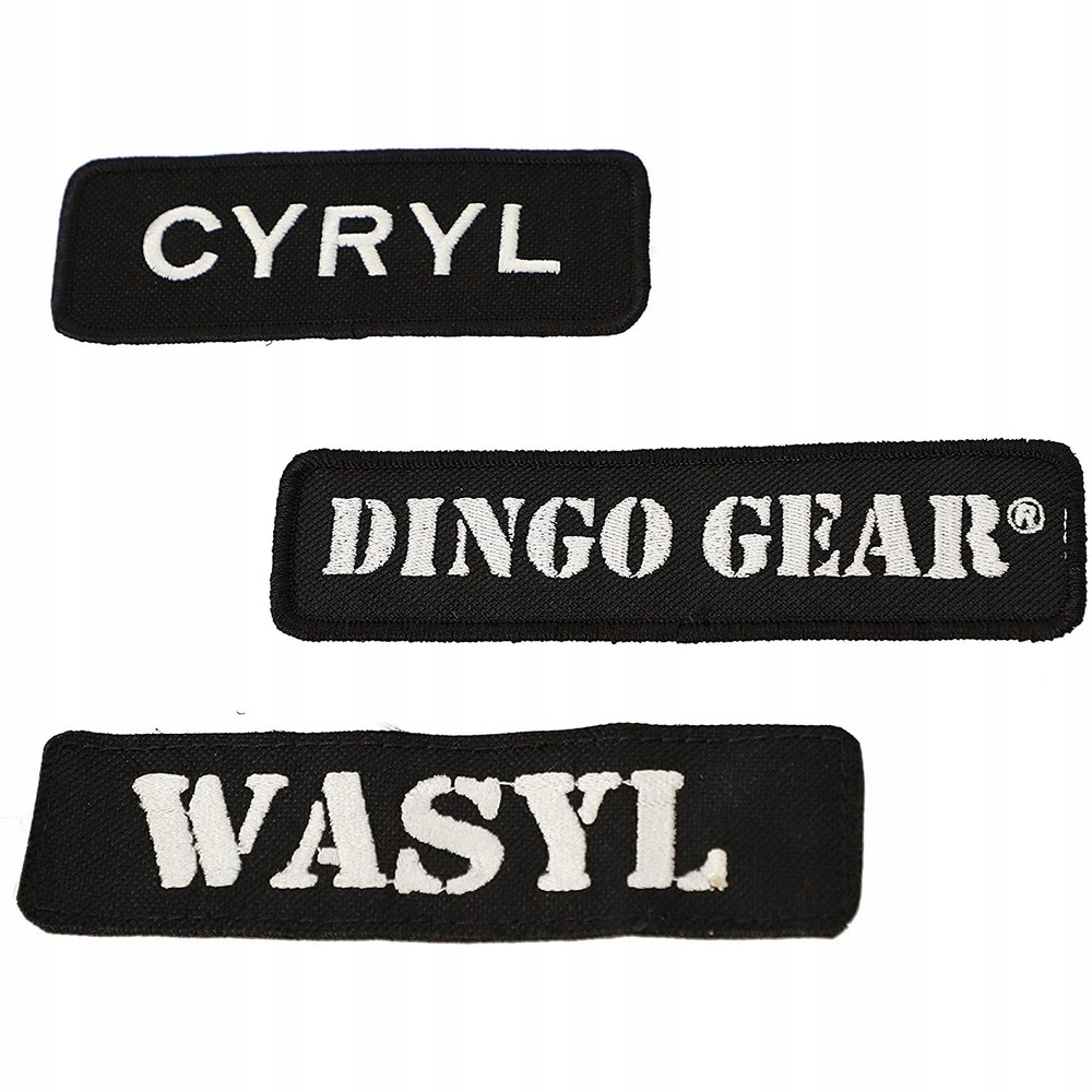

Dingo Gear K9 Napis Haftowany Z Rzepem 4x14cm