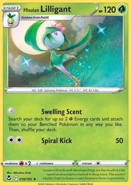 

Silver Tempest Rare 010/195 Hisuian Lilligant