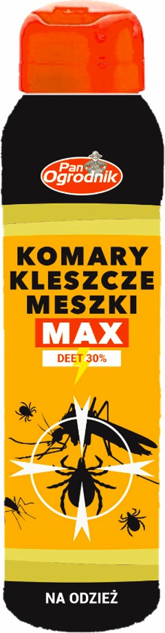 

Spray Na Odzież Na Komary Kleszcze Meszki Max 90ML
