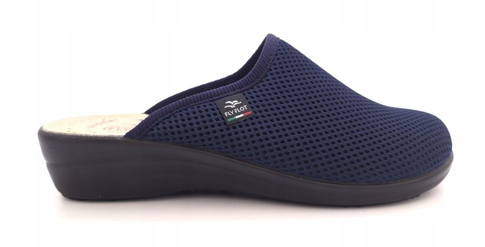 Tmavě modré dámské nazouváky Fly Flot T4 368 Fe r40