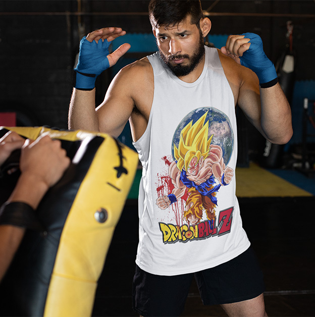 TANK TOP DRAGONBALL GOKU BLOOD Rozmiar XXL