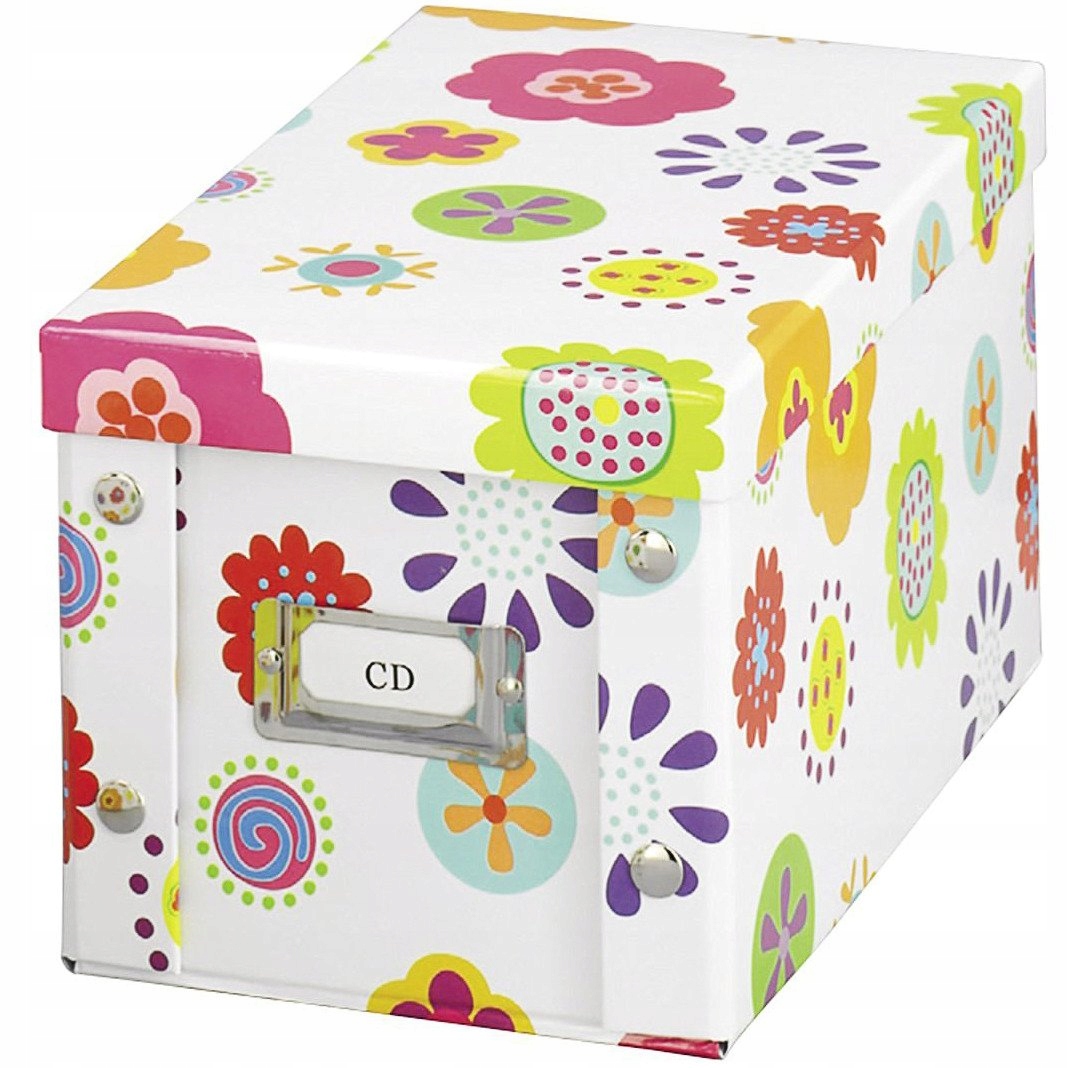 

Pudełko Na CD Pojemnik Organizer Z Pokrywką 28x16