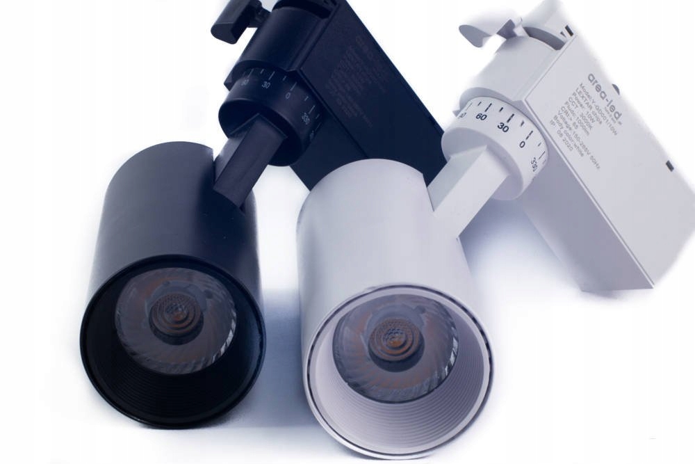 Reflektor LED lampa szynowa 10W 1 fazowa 3000K 30° Napięcie (V) 230V