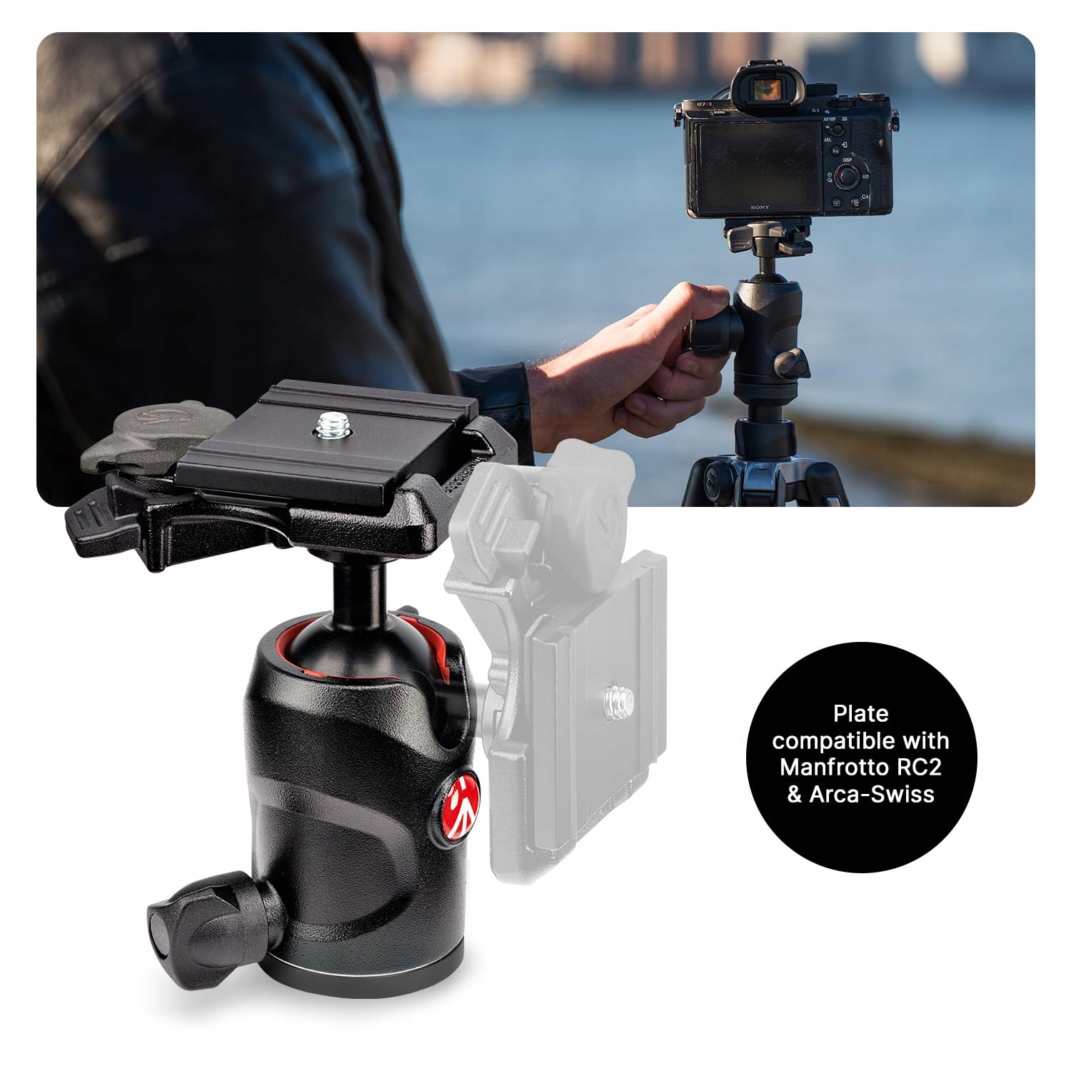 Manfrotto Befree Advanced zestaw statywów do aparatu Zamknięcie Twist — miniatura 4