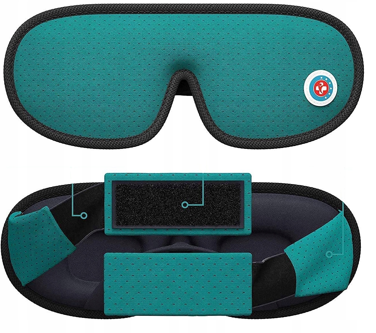 OPASKA NA OCZY DO SPANIA 3D SOFT MASKA MEDI GRADE Model 3D Eye Mask