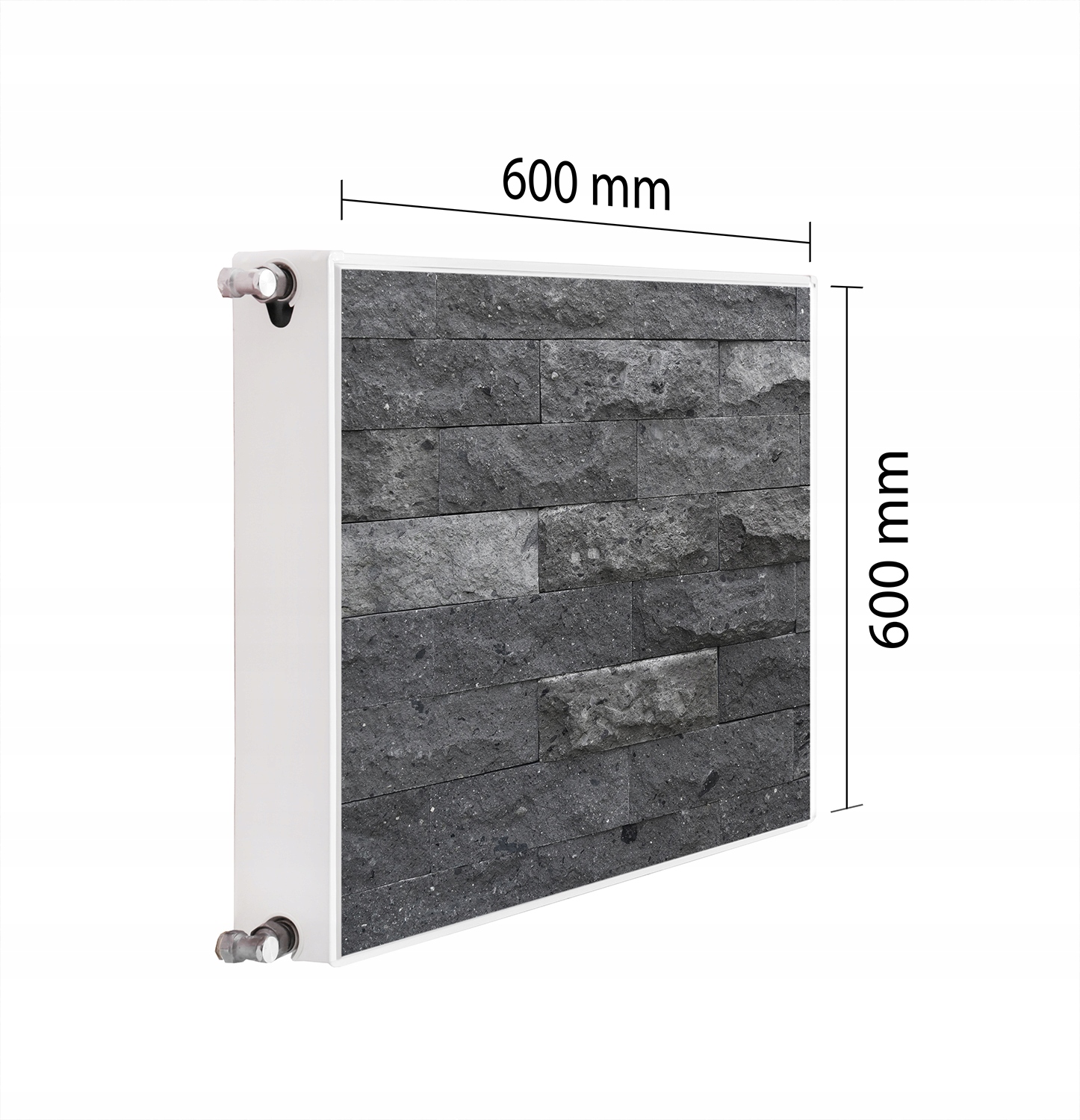 Magnetická Krytka Na Radiátor 60x60 Cihlová Podložka Magnet