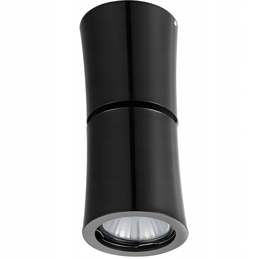 Stropná lampa s čiernym reflektorom, moderná do kuchyne, jedálne, izby Lino