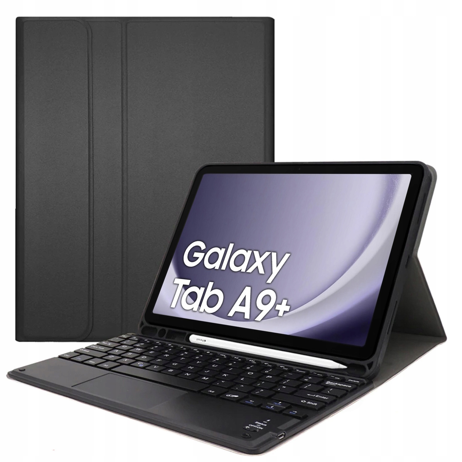 Etui z klawiaturą Bluetooth touchpad do Galaxy Tab A9 Plus X210/ X215/ X216