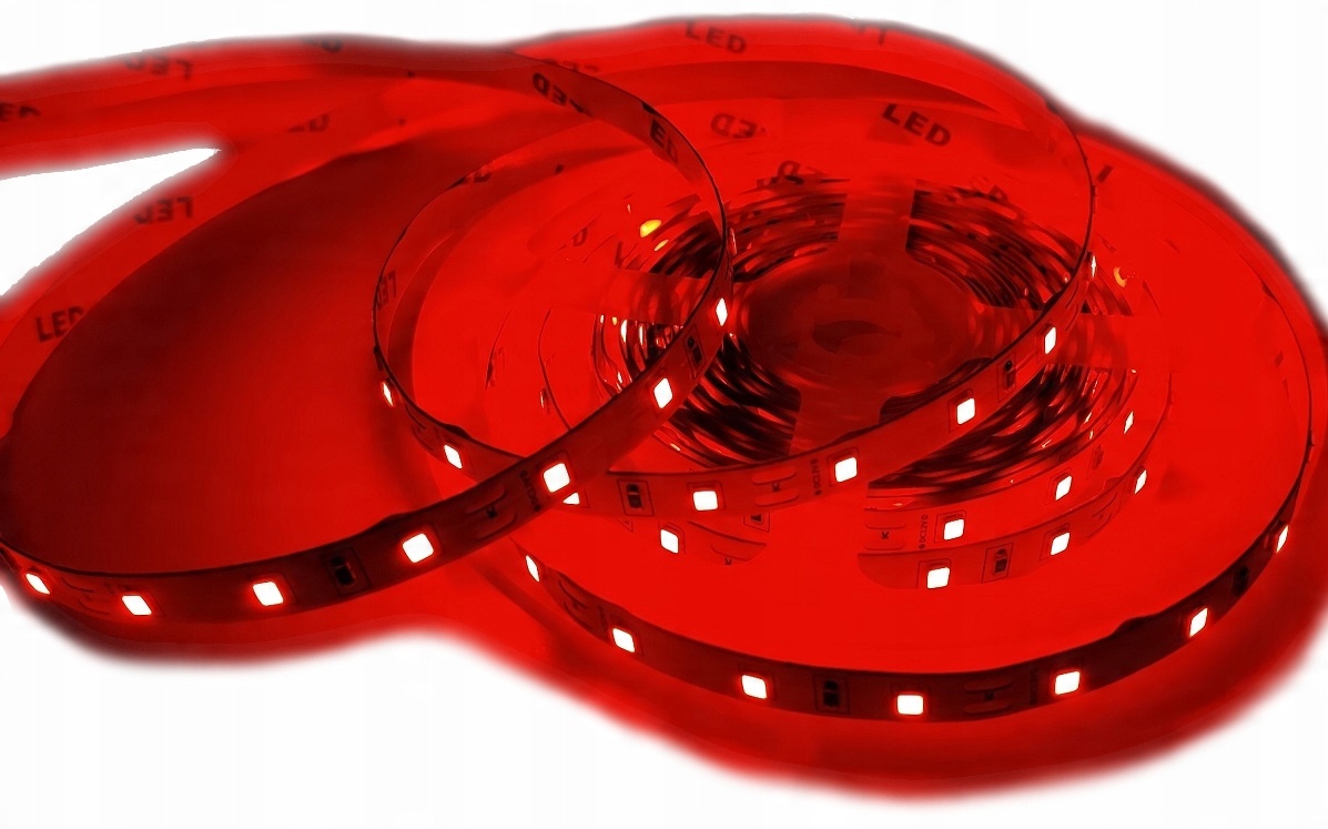

Taśma 300 Led Low SMD2835 IP20 Czerwona 1m