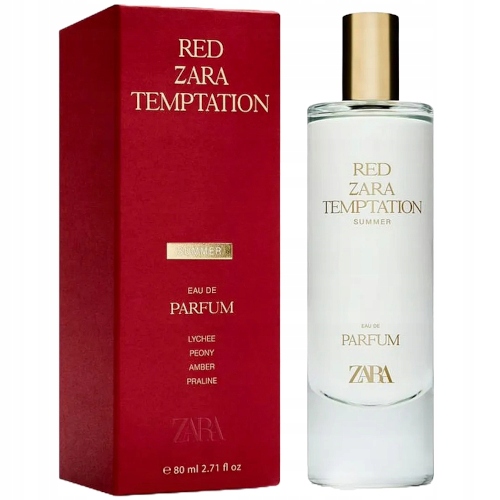 Perfumy Zara Red Temptation Summer Eau De Perfum 80ml Oryginalne Piękne