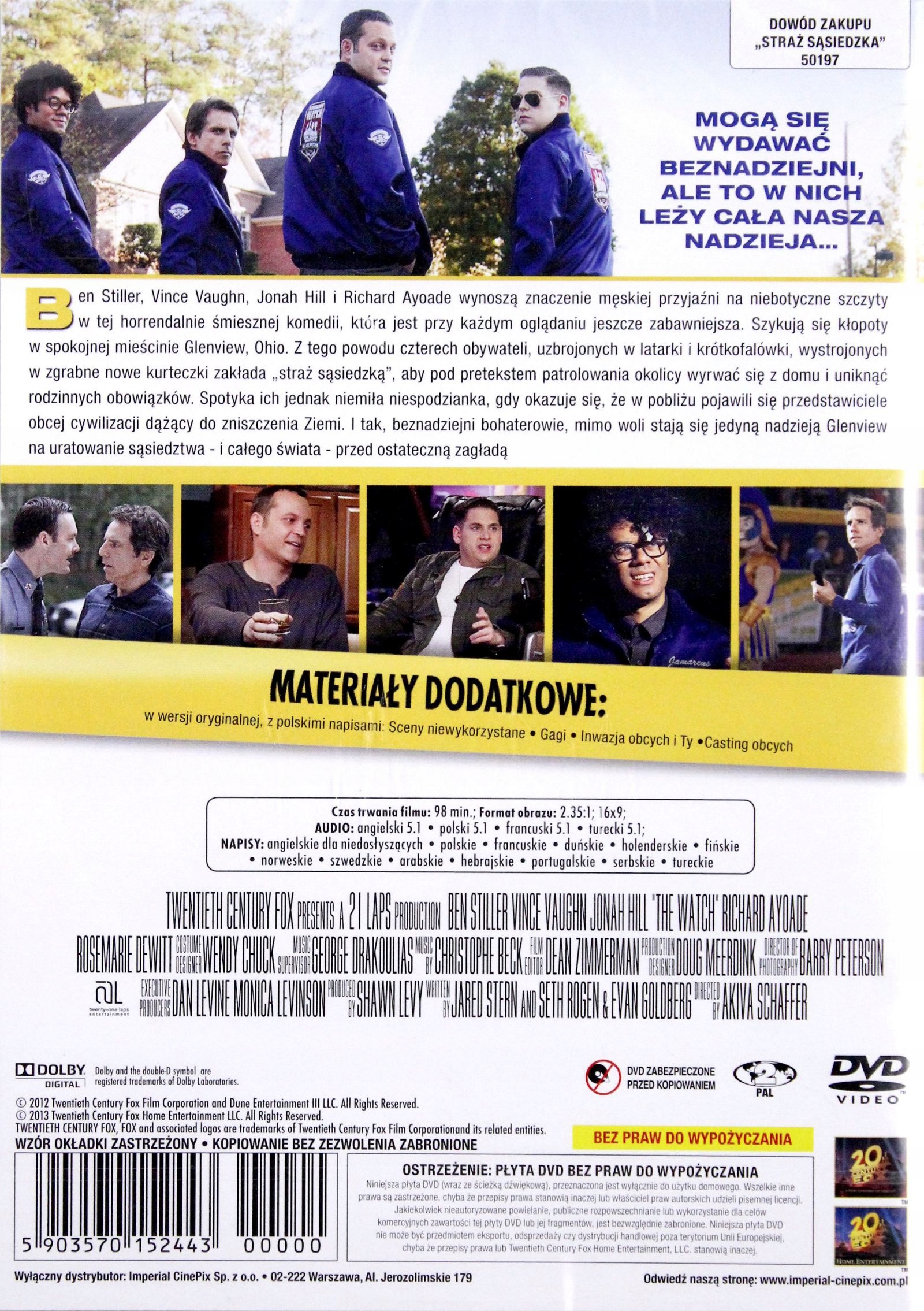 STRAŻ SĄSIEDZKA płyta DVD 16991496226 - Sklepy, Opinie, Ceny