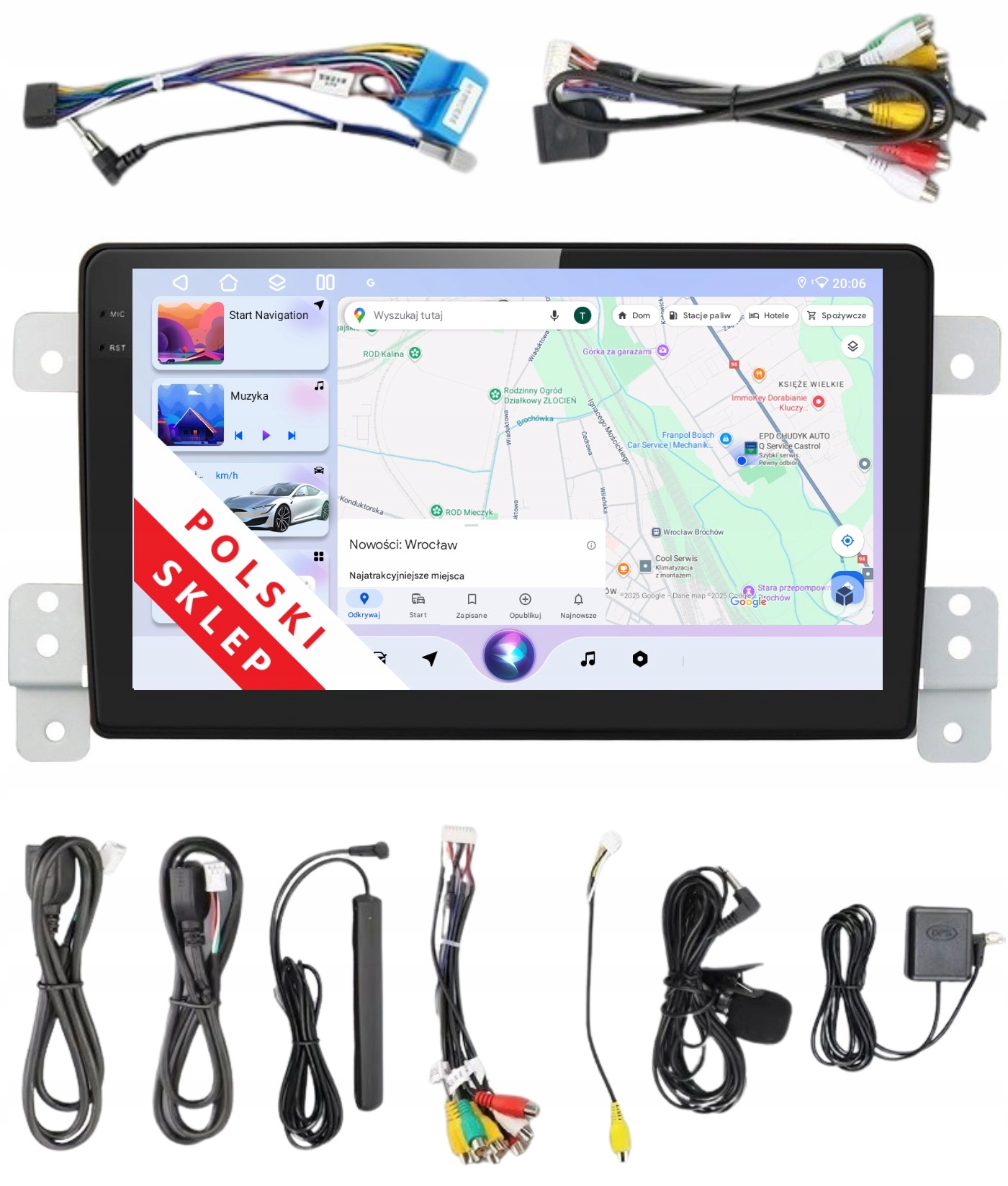 Navigácia Rádio 2DIN Android Suzuki Grand Vitara 2 II 4 Gb Dsp Carplay Lte