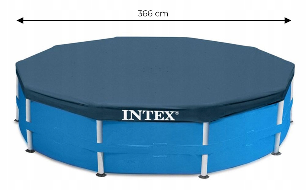 POKRYWA DO BASENU STELAŻOWEGO INTEX 366CM FOLIA NA BASEN STELAŻOWY Kod producenta OSŁONA BASENOWA POKRYWA NA BASEN PLANDEKA 366