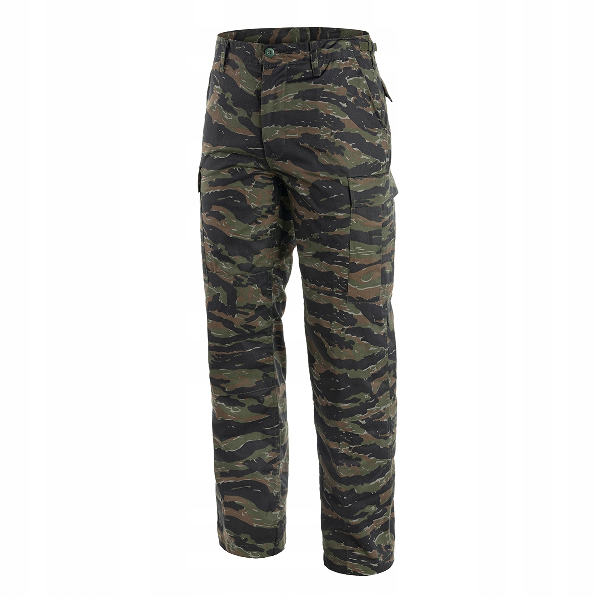 Spodnie wzmacniane wojskowe taktyczne moro Mil-Tec Bdu Tiger Stripe XL